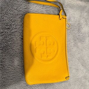 Tory Burch Vibrant Yellow Wristlet